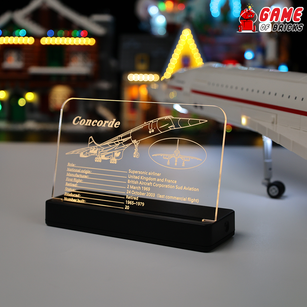 Game of Bricks LED Display Nameplate