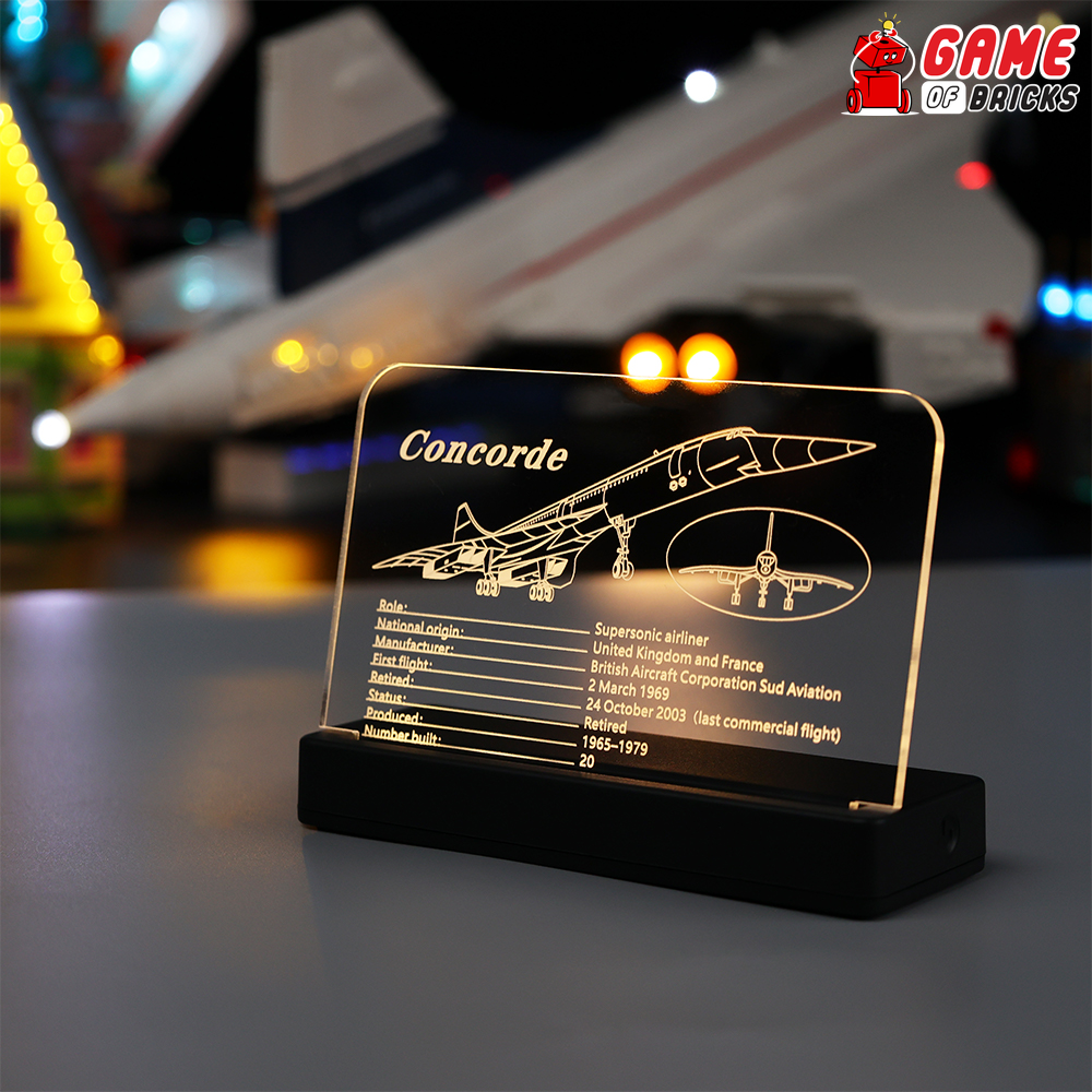 Game of Bricks LED Display Nameplate