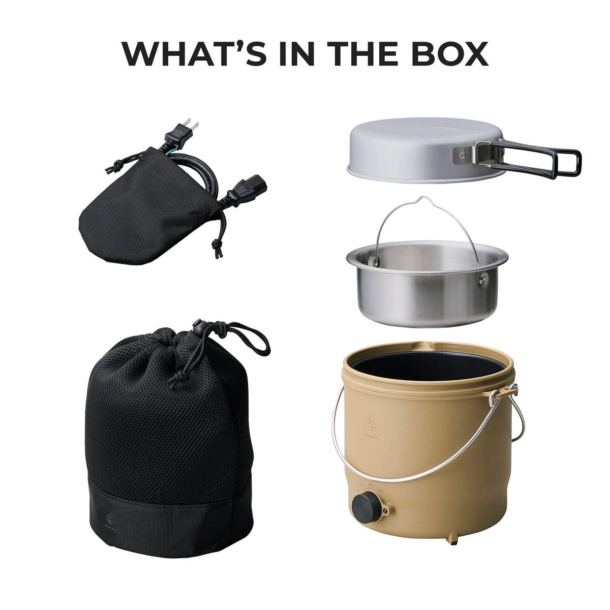 NESTOUT Portable Electric Rice Cooker