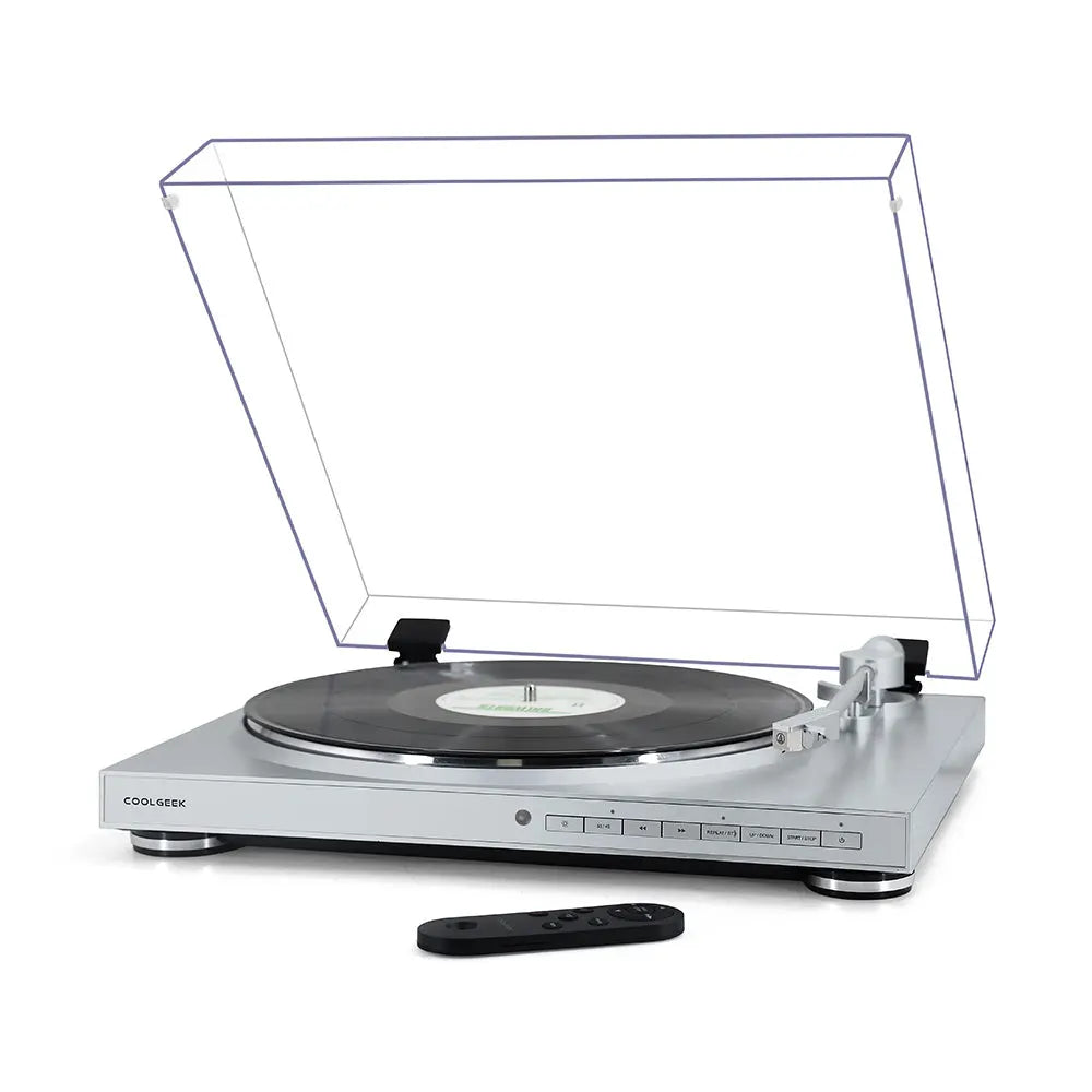 CoolGeek Fully Automatic Bluetooth Turntable