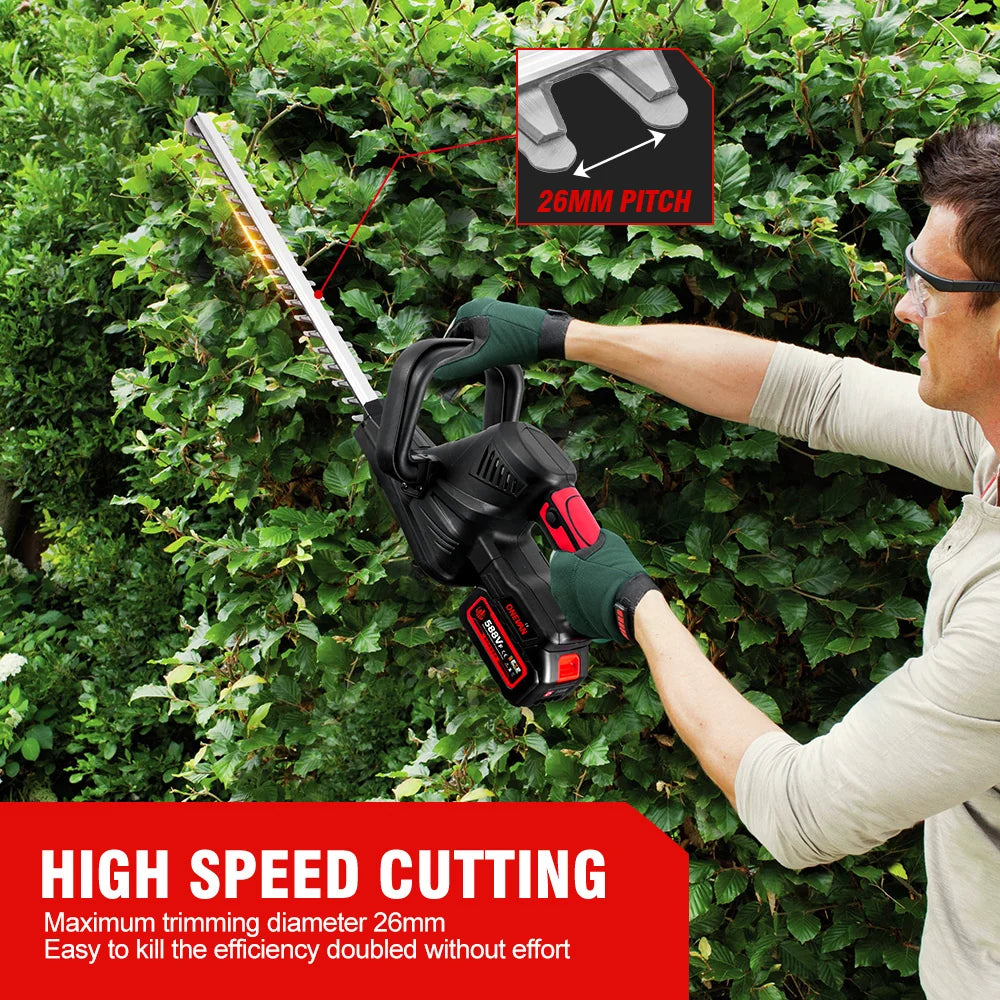 ONEVAN Cordless Hedge Trimmer