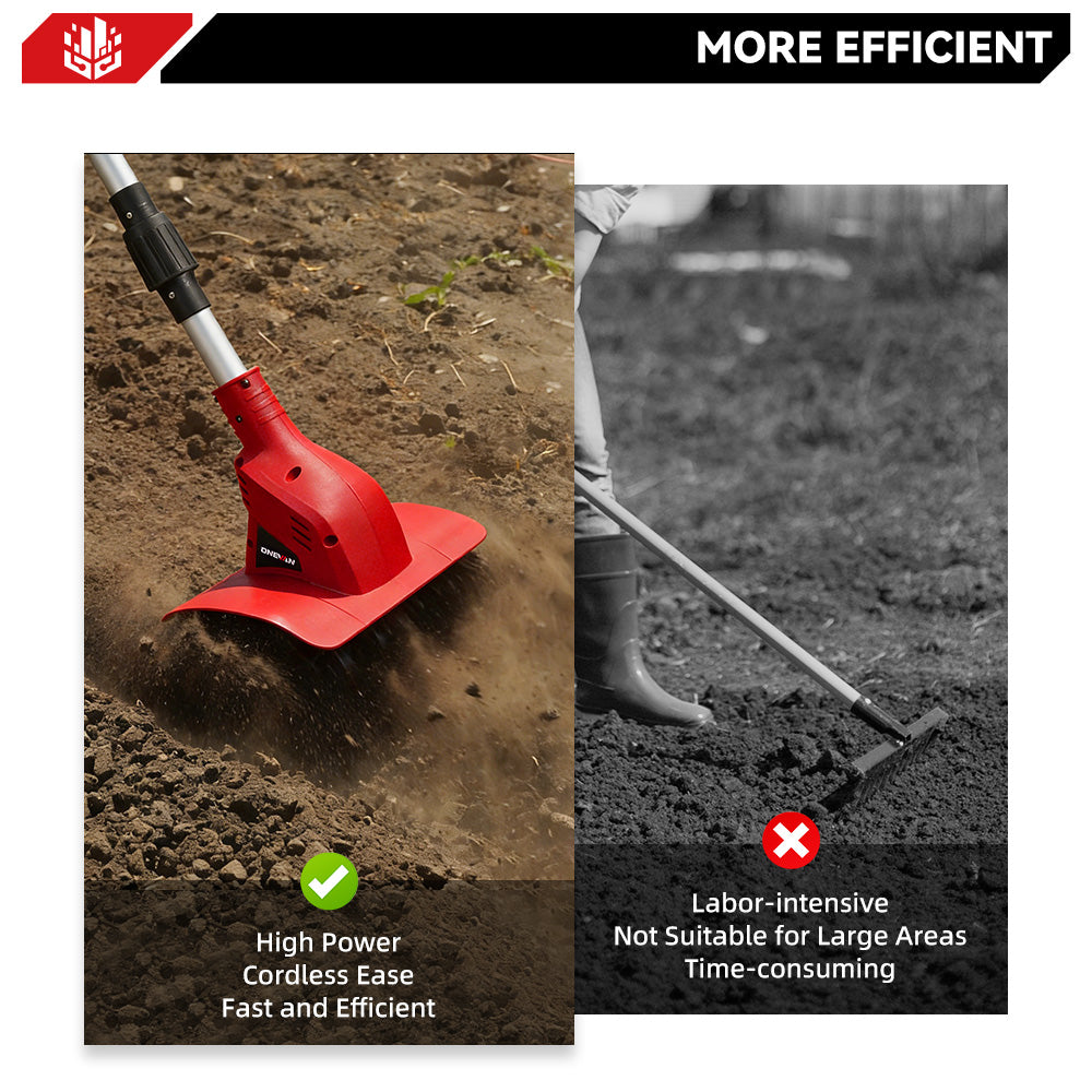 ONEVAN Cordless Tiller