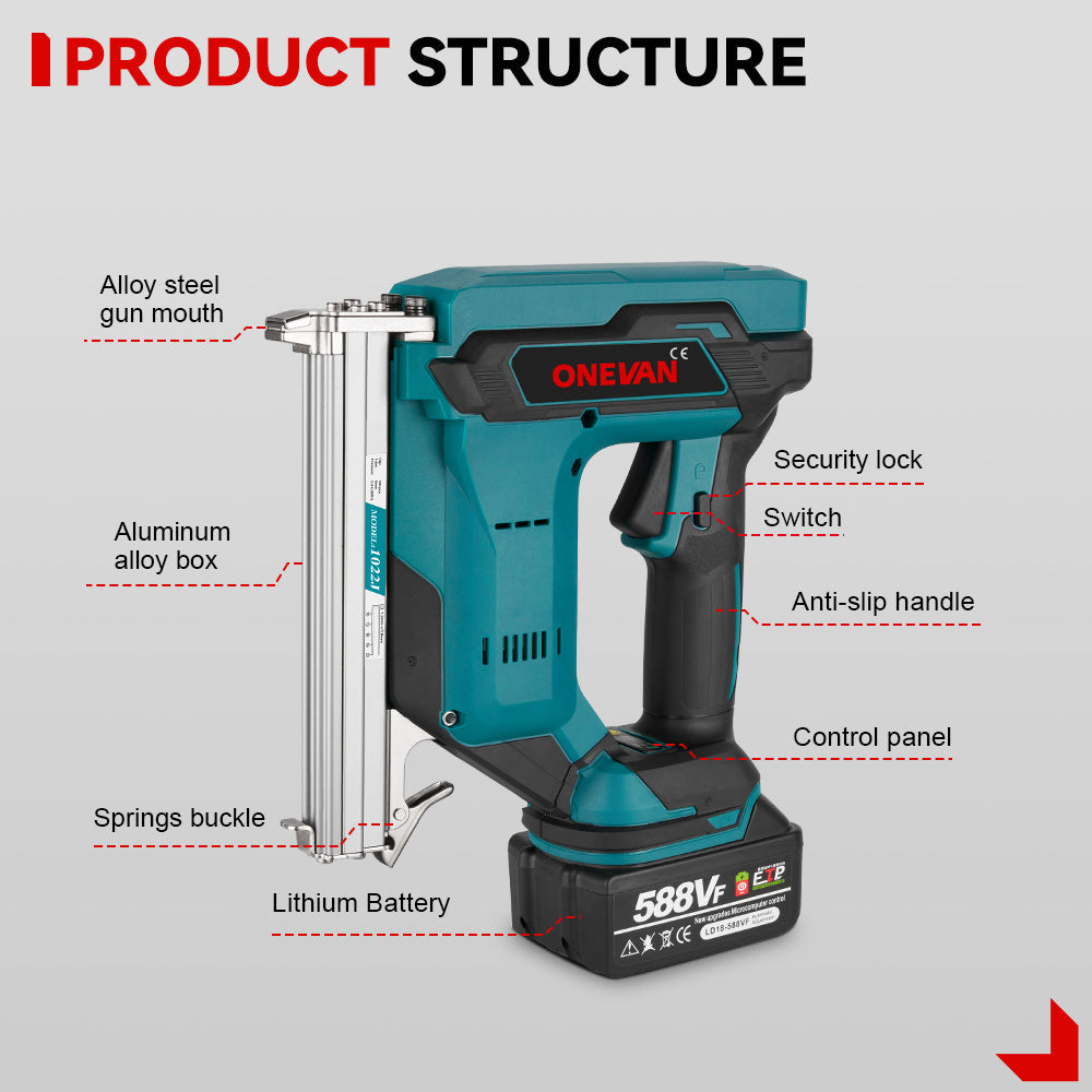 ONEVAN Cordless Nail Gun