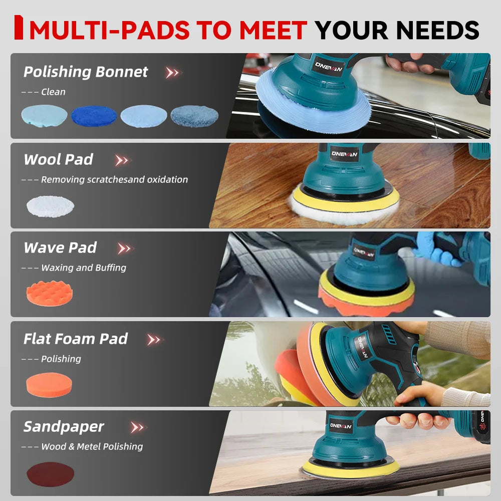 ONEVAN Cordless Orbital Polisher