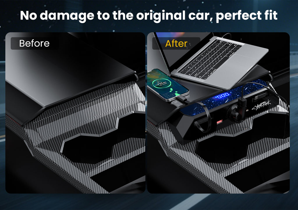 CTmods Cybertruck Center Console Charger Hub