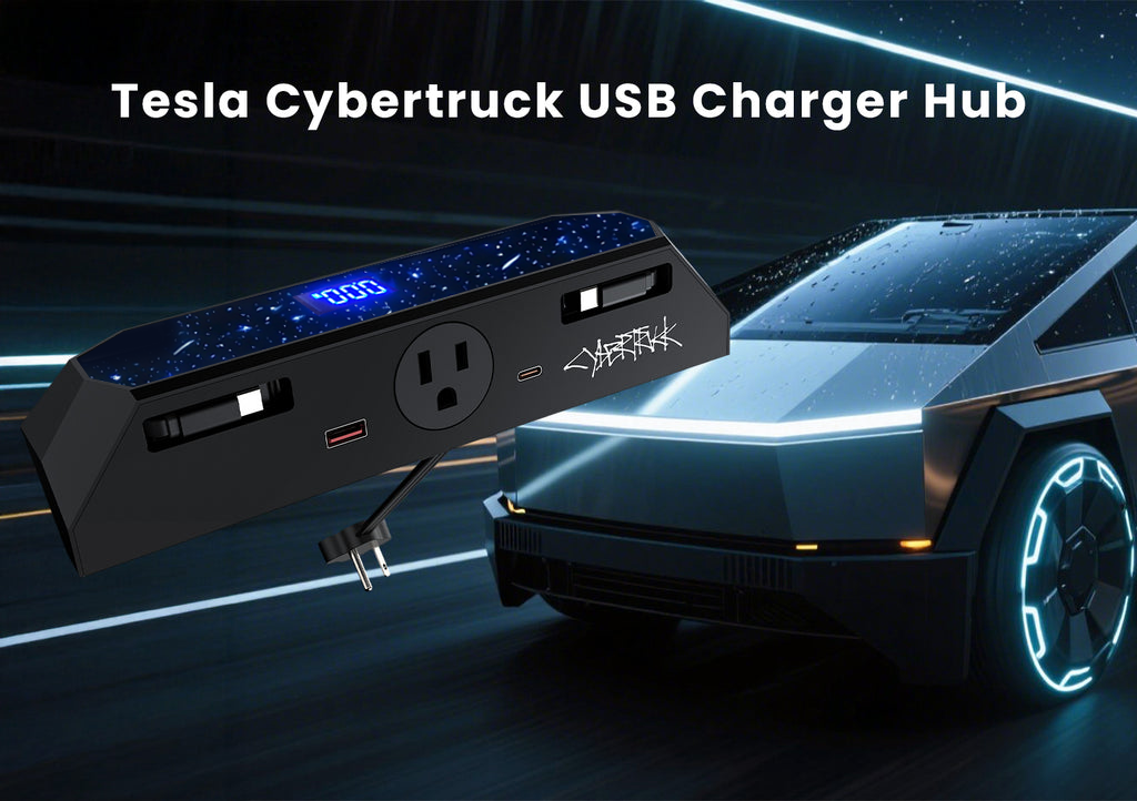 CTmods Cybertruck Center Console Charger Hub