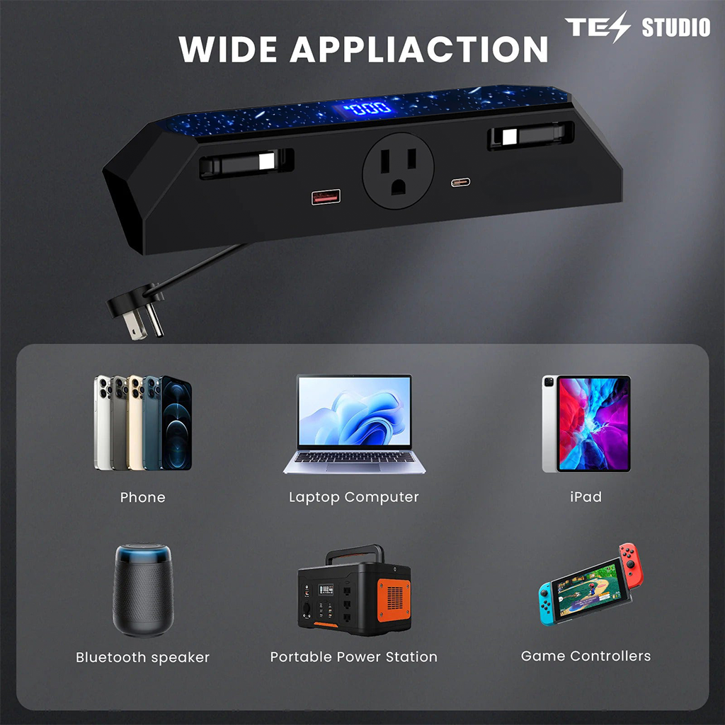 CTmods Cybertruck Center Console Charger Hub