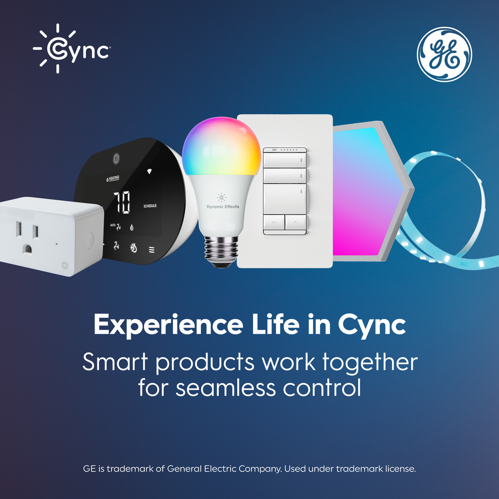 GE Lighting, a Savant company Smart LED Light Bulbs