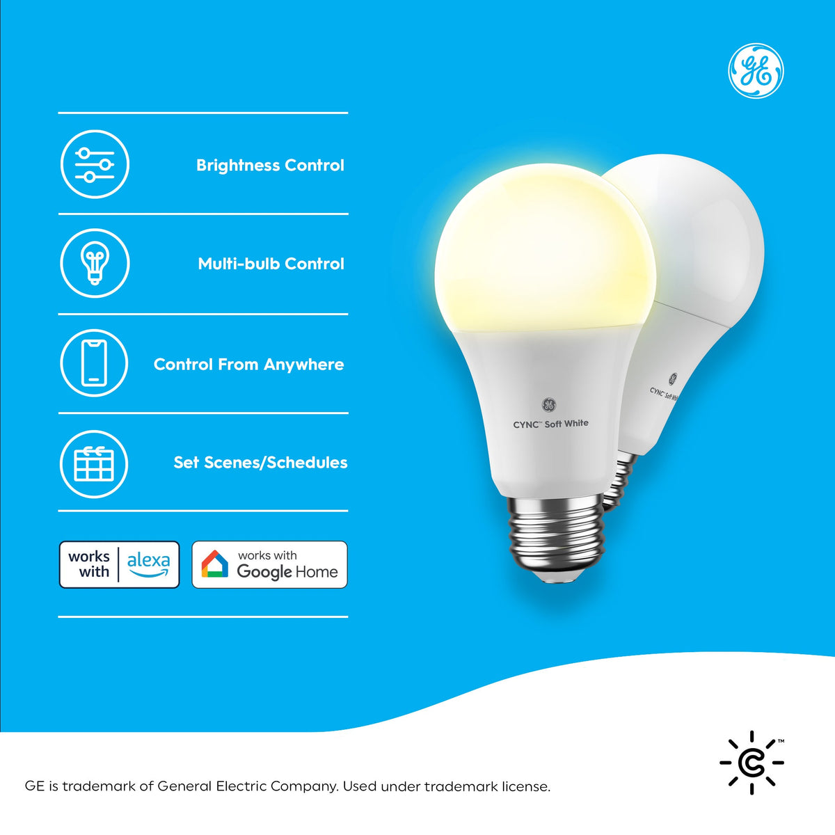 GE Lighting, a Savant company Smart LED Light Bulbs