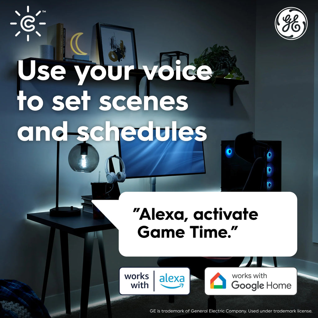 GE Lighting, a Savant company Smart LED Globe Light Bulbs