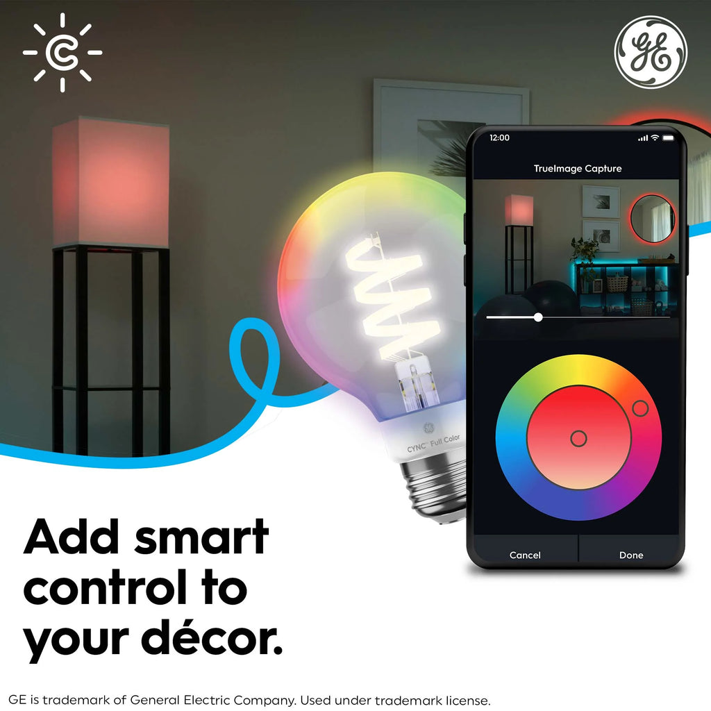 GE Lighting, a Savant company Smart LED Globe Light Bulbs