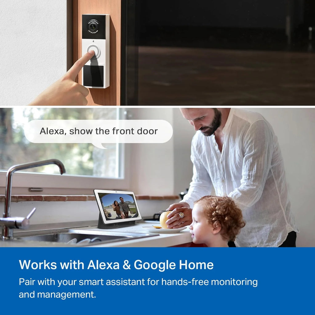 Tapo Battery Video Doorbell with Chime