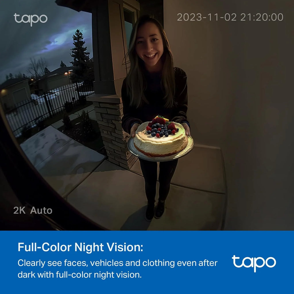 Tapo Battery Video Doorbell with Chime