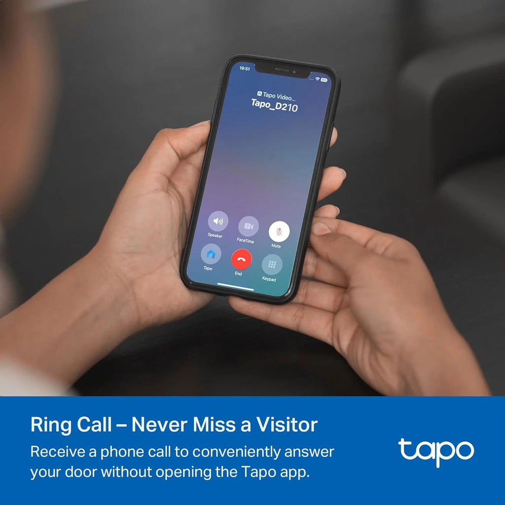 Tapo Battery Video Doorbell with Chime