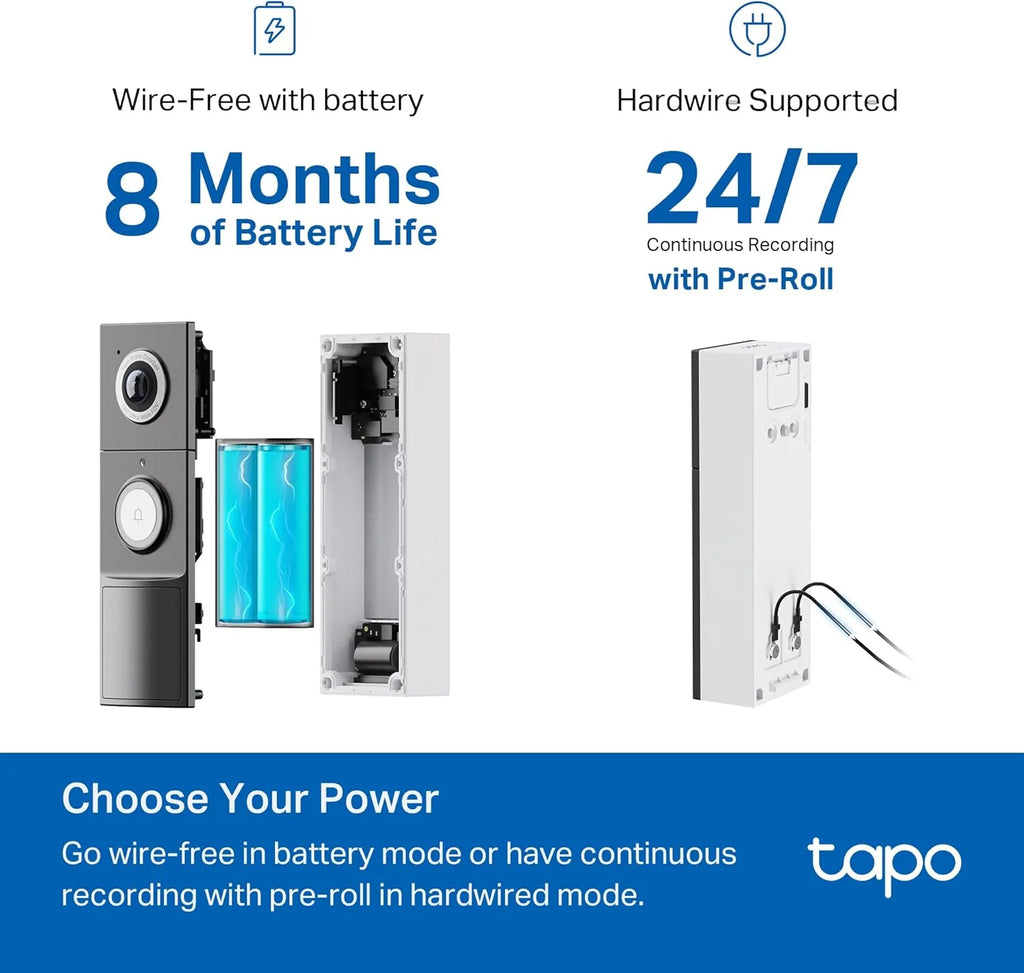 Tapo Smart Video Doorbell with Chime
