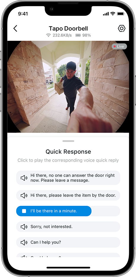 Tapo Smart Video Doorbell with Chime