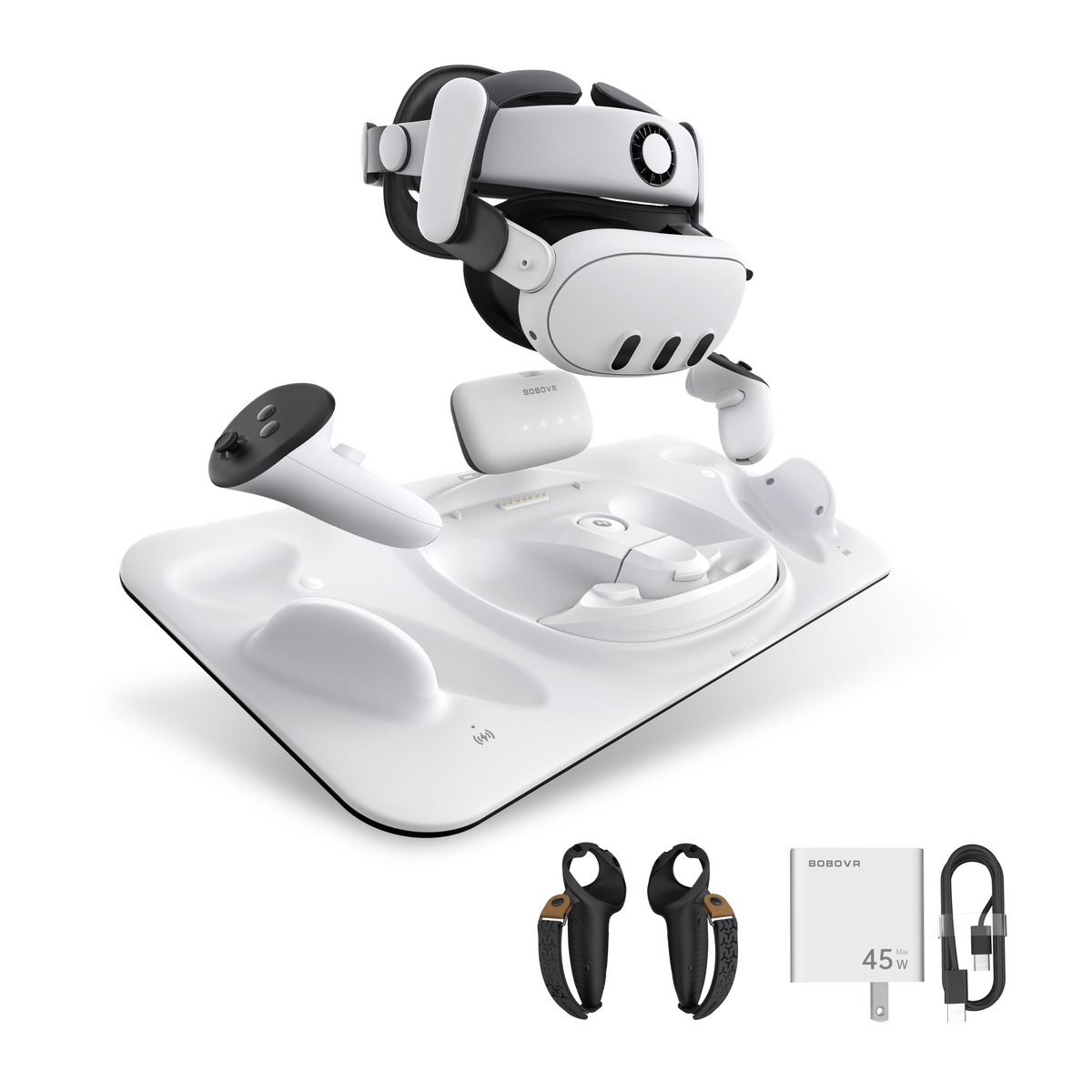BOBOVR Quest 3 All-in-One Charging Dock