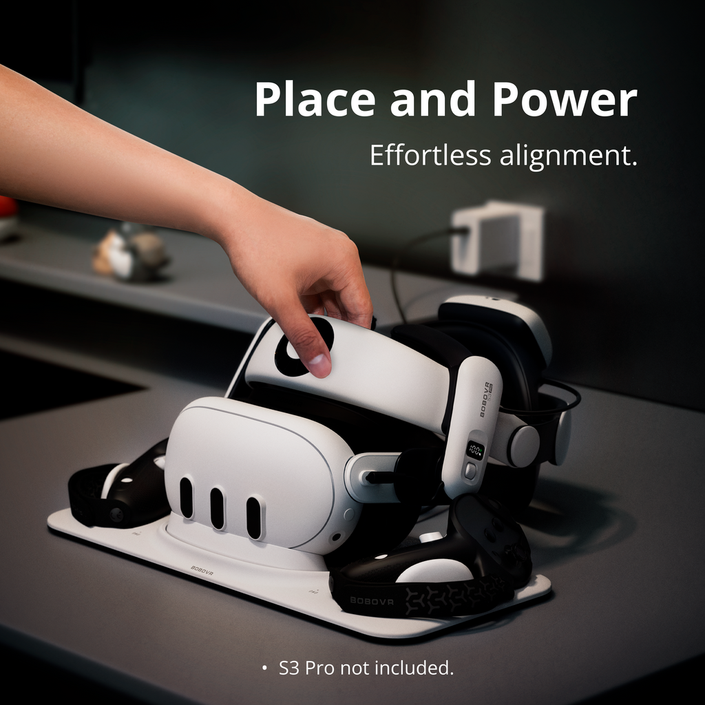 BOBOVR Quest 3 All-in-One Charging Dock