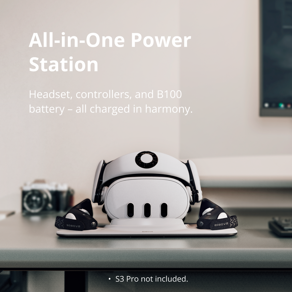 BOBOVR Quest 3 All-in-One Charging Dock