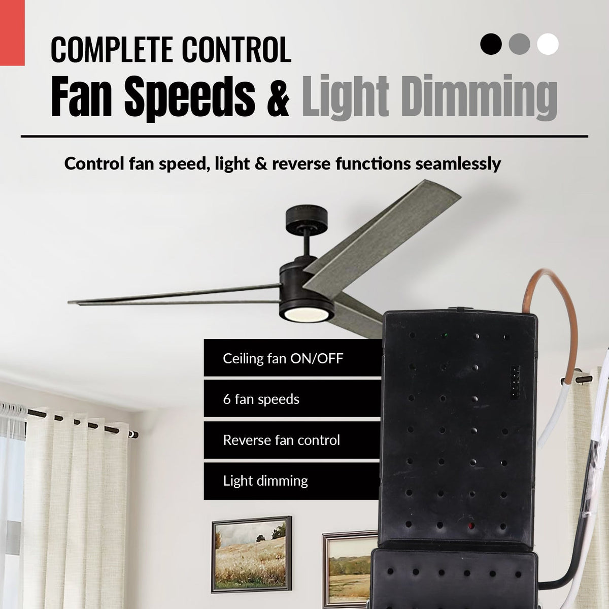 Anderic DC Ceiling Fan Receiver