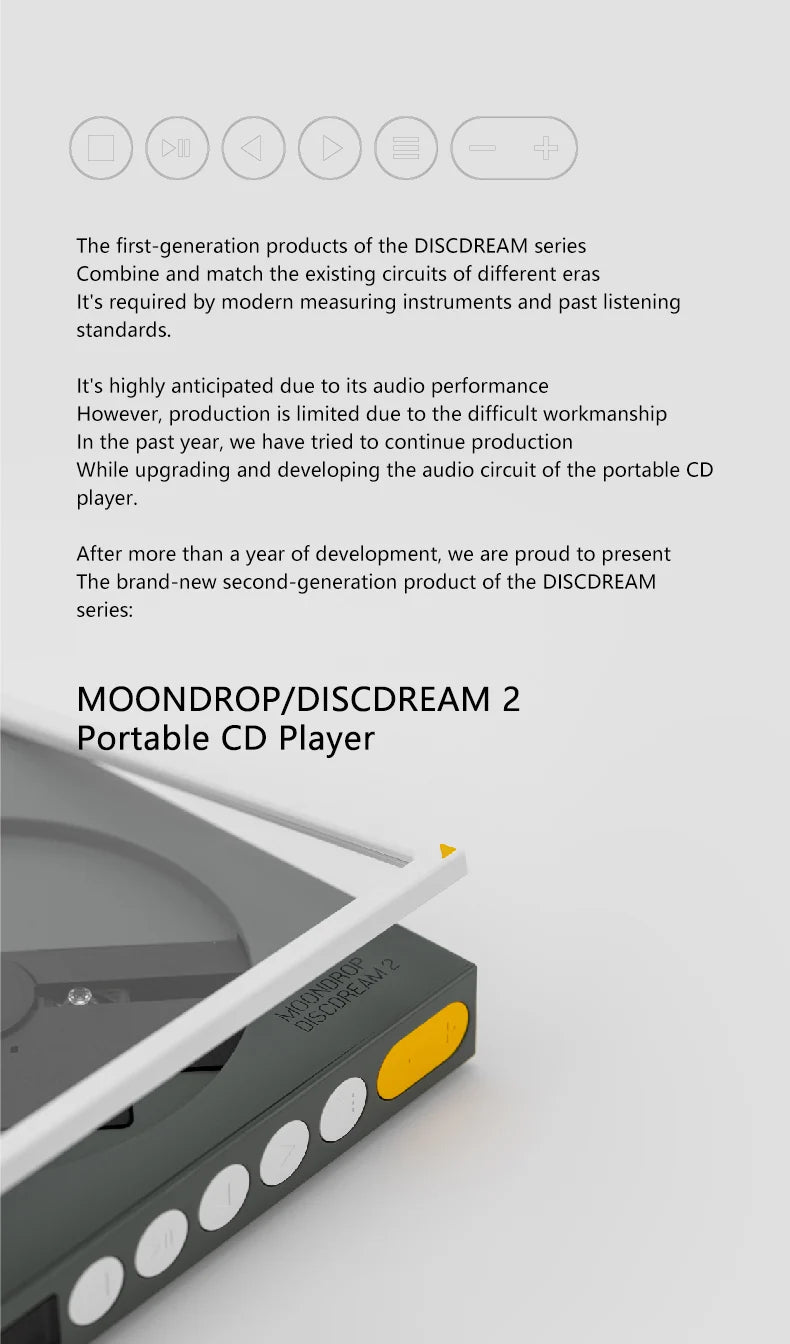 Moondrop Portable CD Player