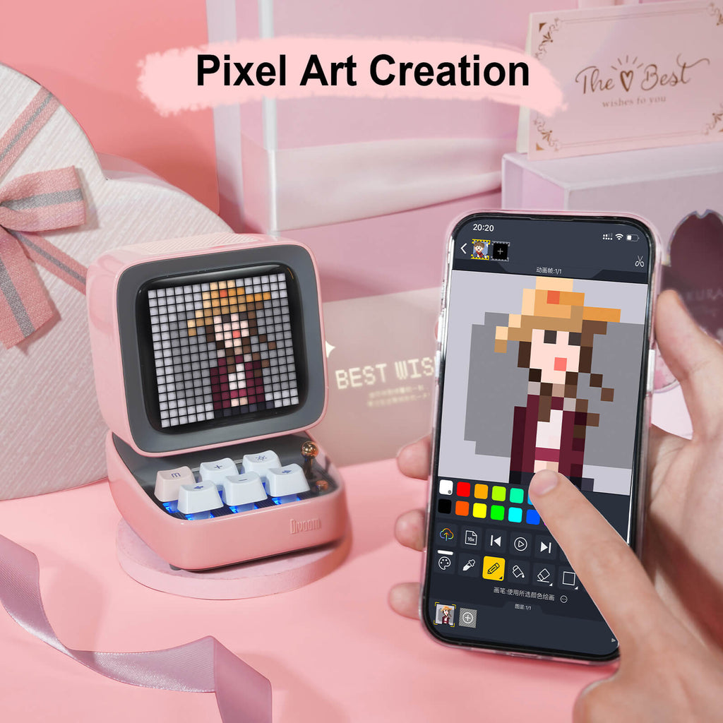 divoominternational Bluetooth Pixel Display Speaker