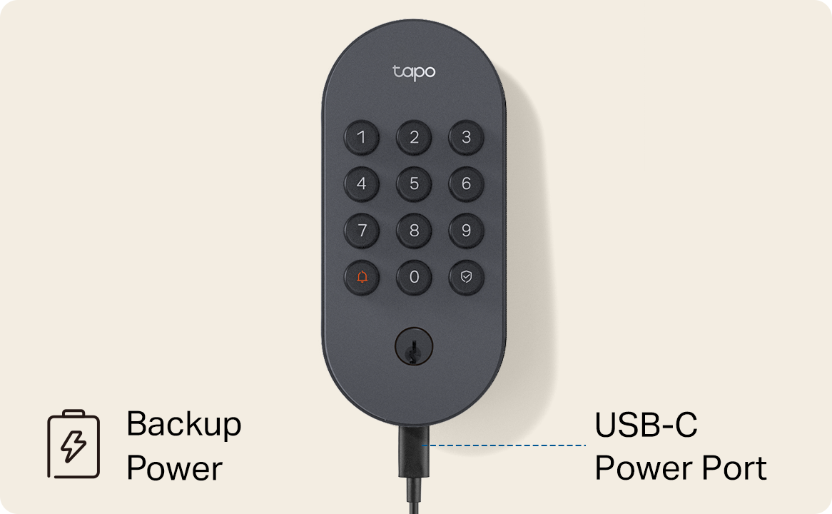 Tapo Smart Keypad Deadbolt Door Lock