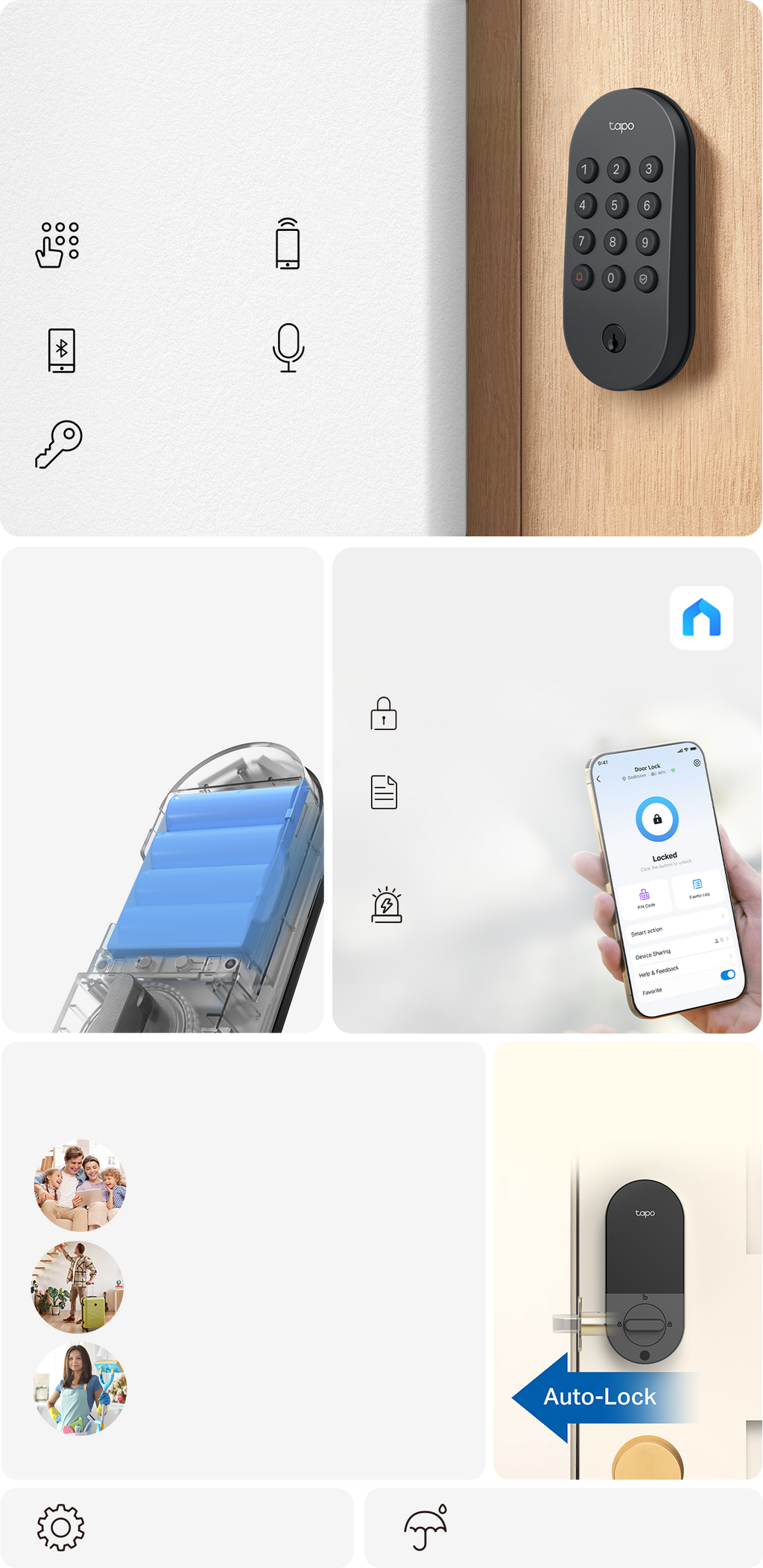 Tapo Smart Keypad Deadbolt Door Lock