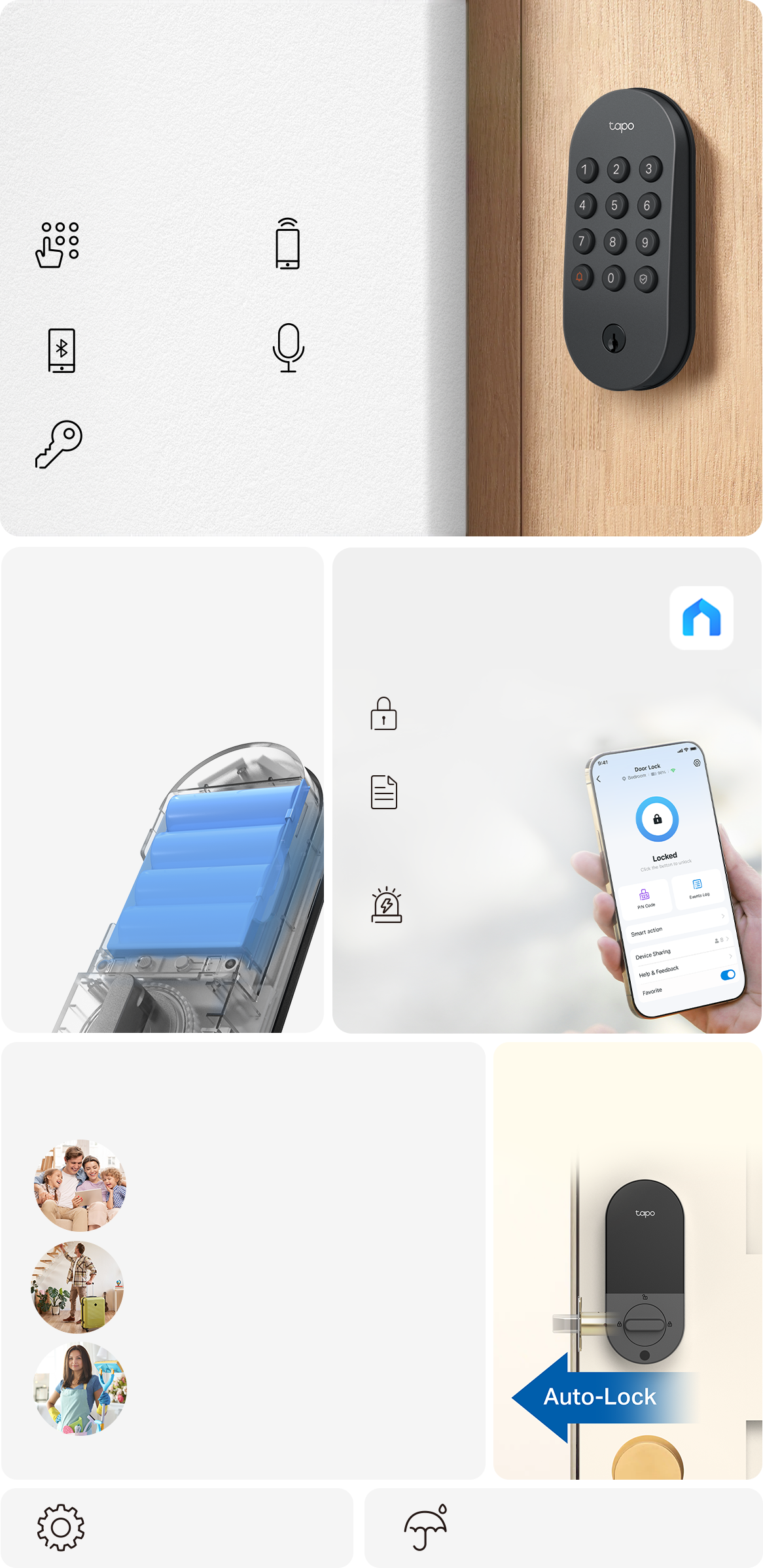 Tapo Smart Keypad Deadbolt Door Lock