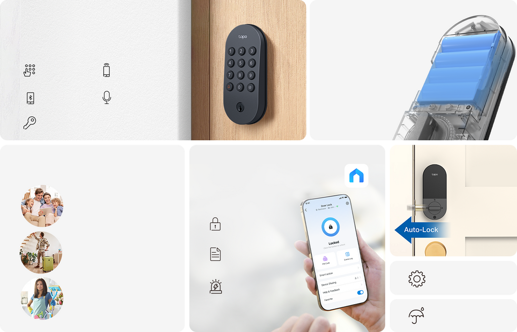 Tapo Smart Keypad Deadbolt Door Lock
