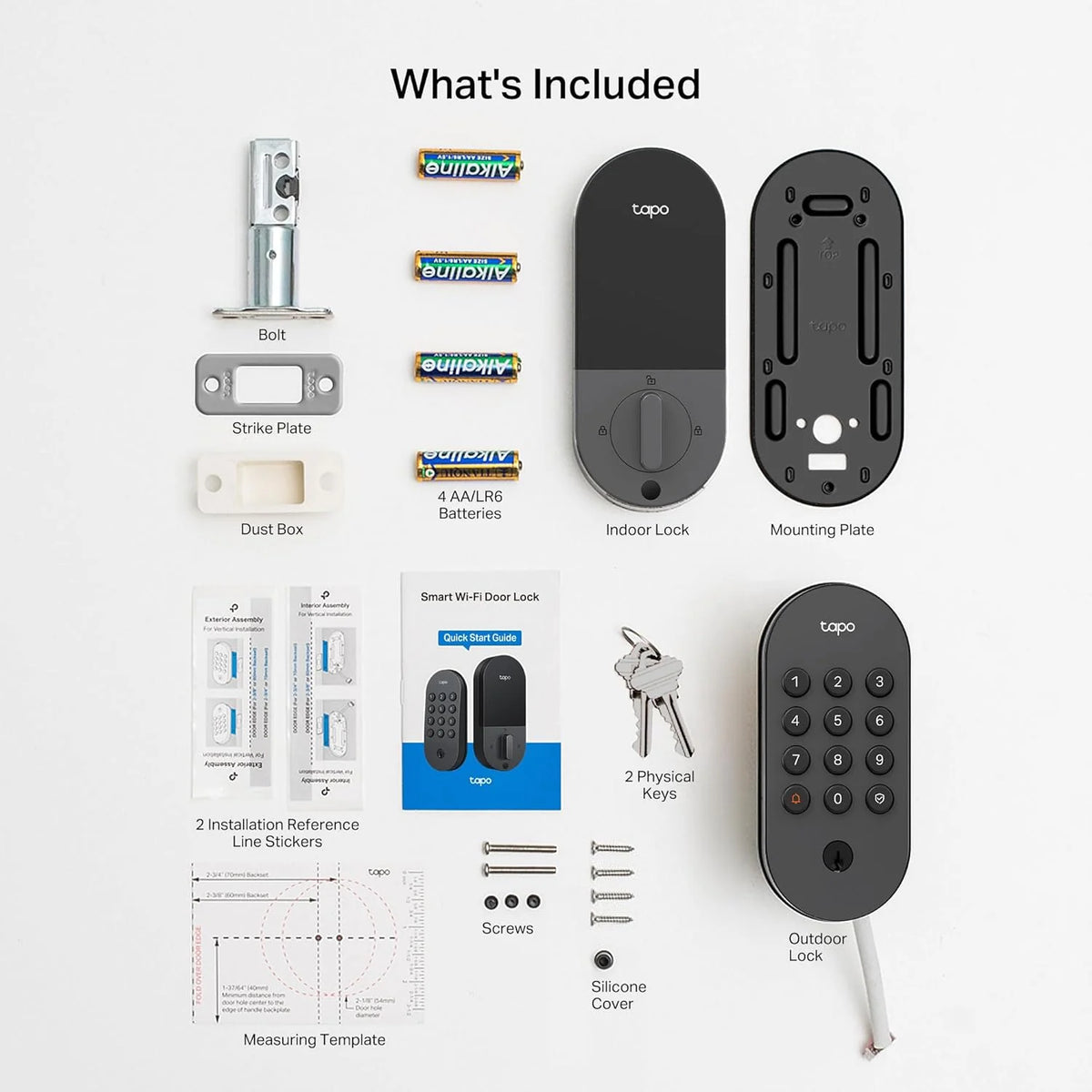 Tapo Smart Keypad Deadbolt Door Lock