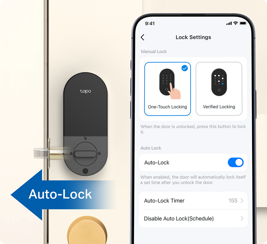 Tapo Smart Keypad Deadbolt Door Lock