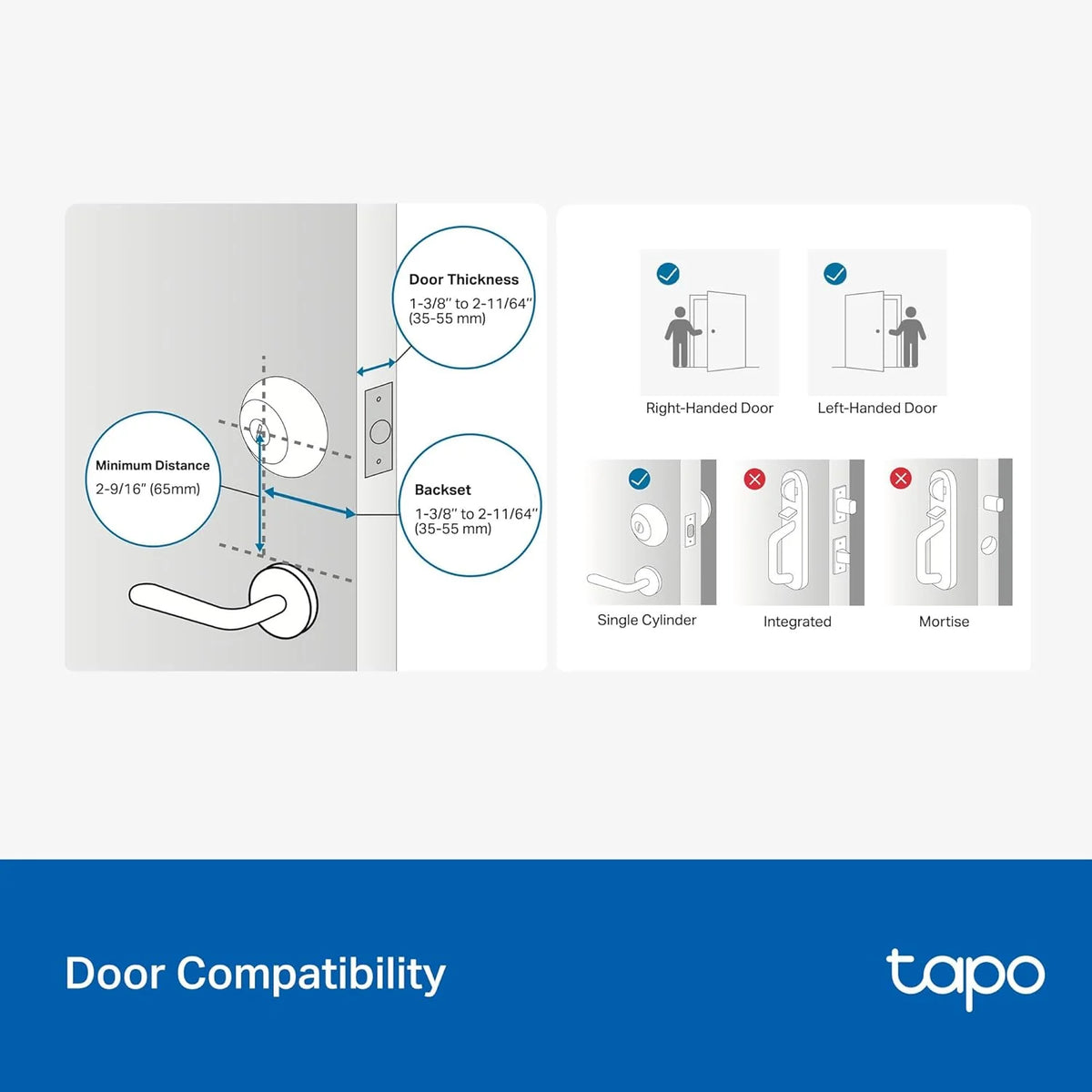 Tapo Smart Keypad Deadbolt Door Lock