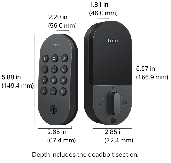Tapo Smart Keypad Deadbolt Door Lock