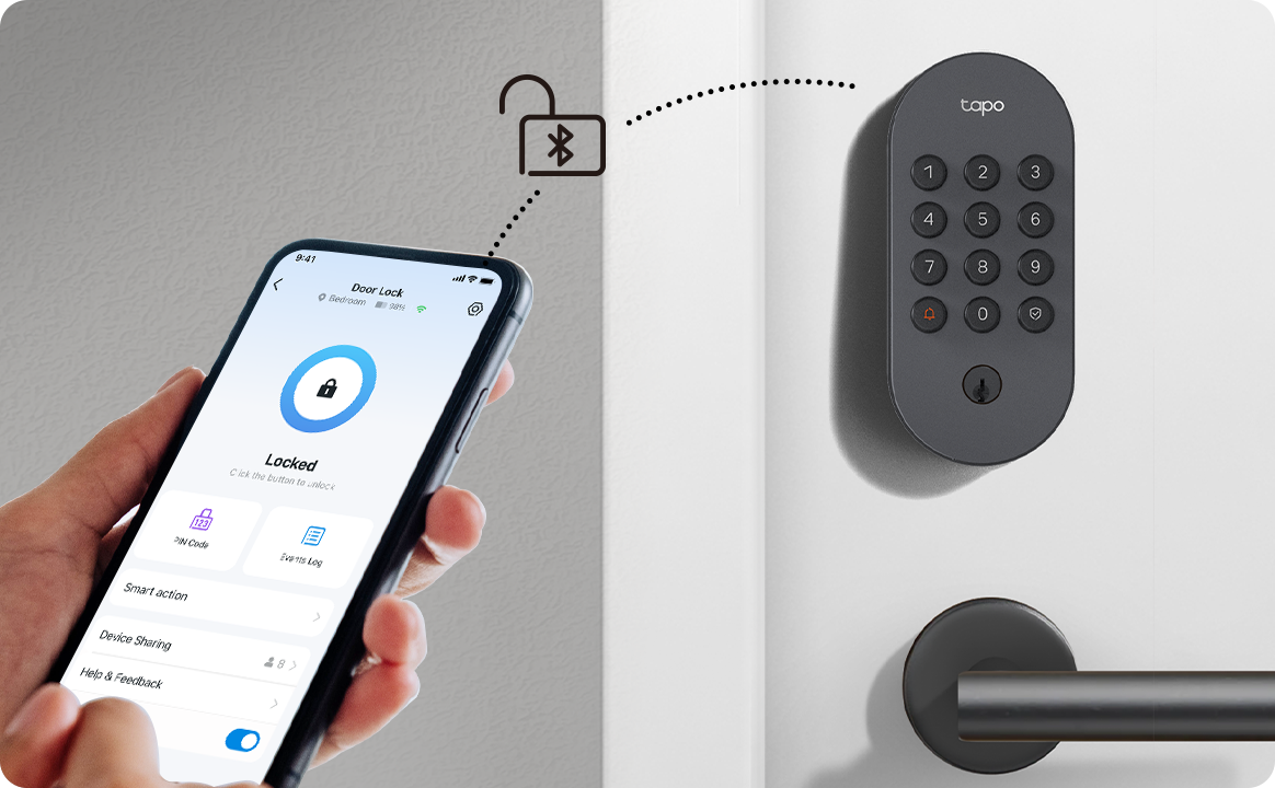 Tapo Smart Keypad Deadbolt Door Lock
