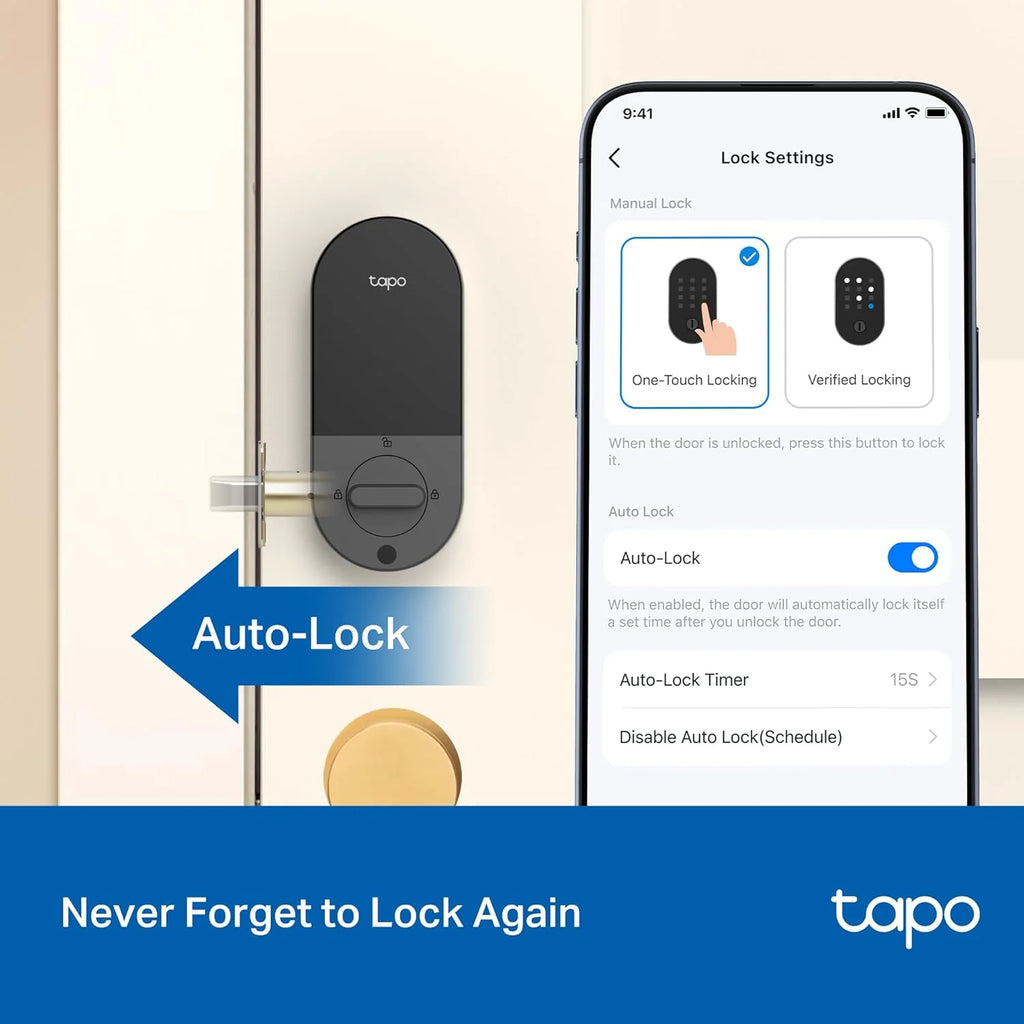 Tapo Smart Keypad Deadbolt Door Lock