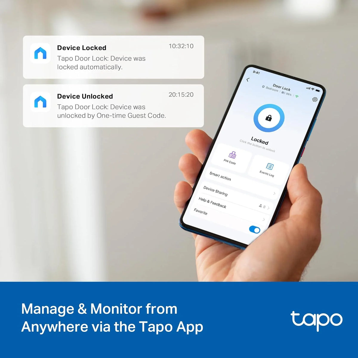 Tapo Smart Keypad Deadbolt Door Lock