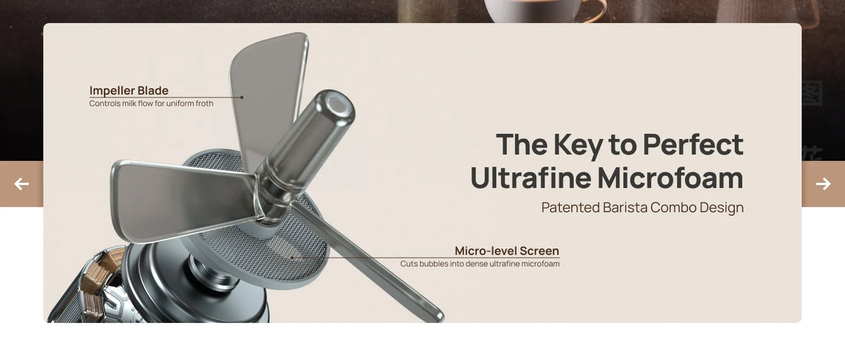 DREO Electric Milk Frother