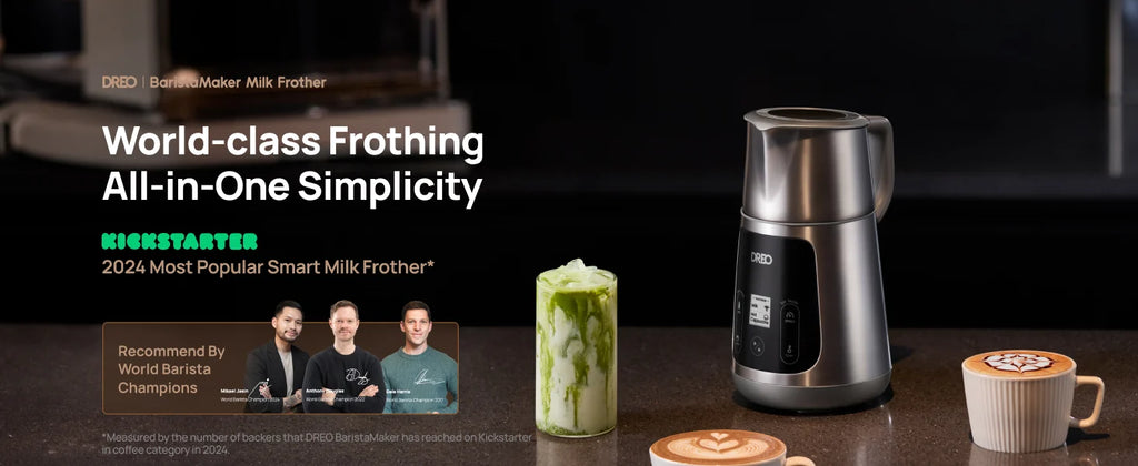 DREO Electric Milk Frother