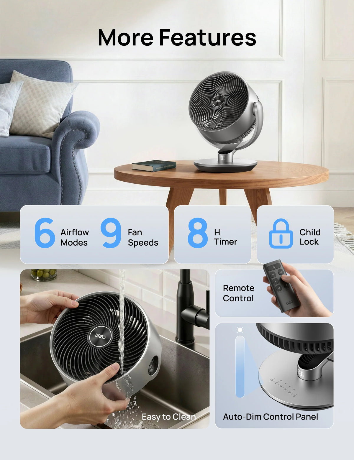 DREO Smart Table Fan