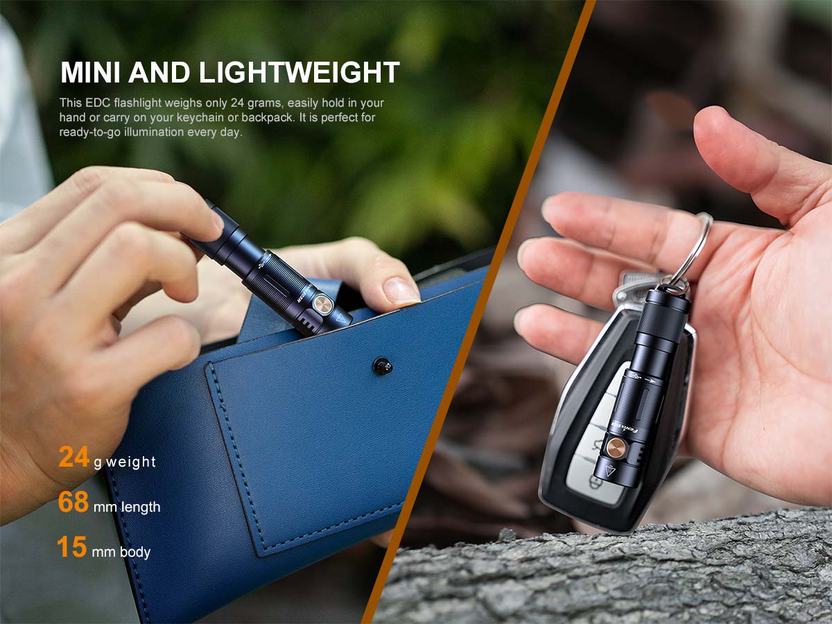 Fenix Rechargeable Keychain Flashlight