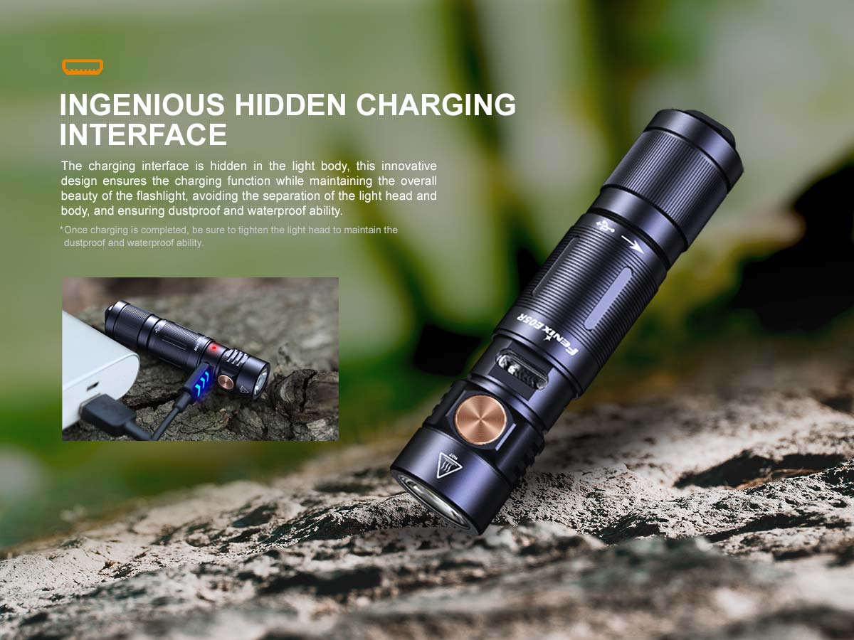 Fenix Rechargeable Keychain Flashlight