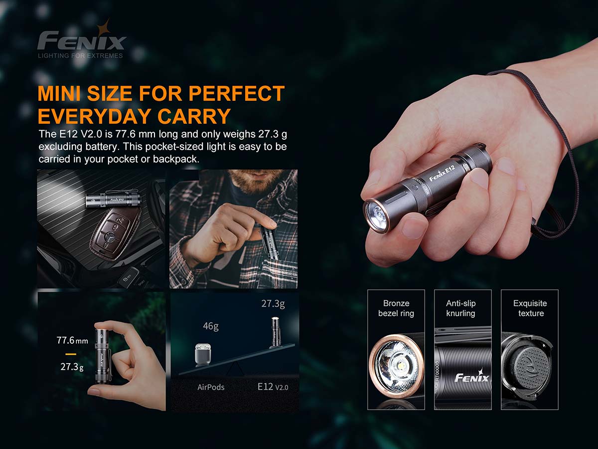 Fenix USB-C Rechargeable Flashlight