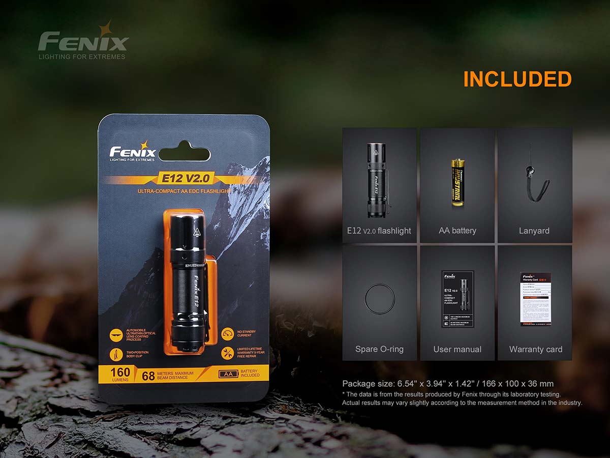 Fenix USB-C Rechargeable Flashlight