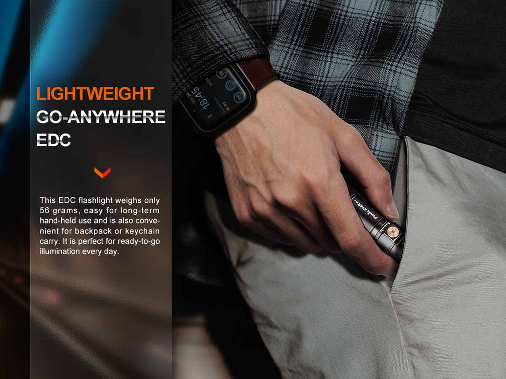 Fenix USB-C Rechargeable EDC Flashlight