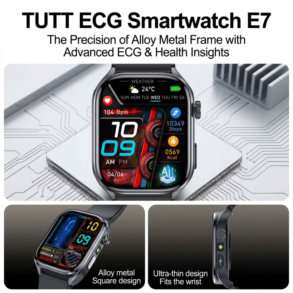 TUTT Wellness Smartwatch