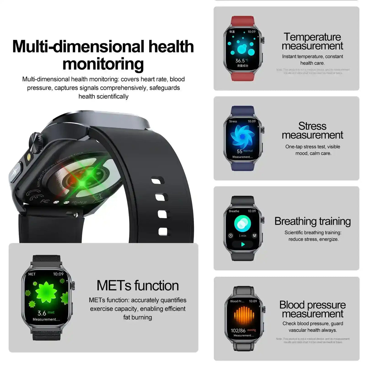TUTT Wellness Smartwatch