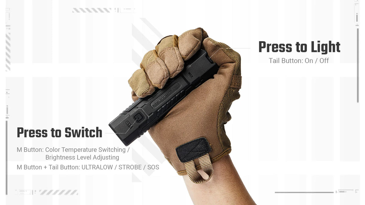 Nitecore USB-C Rechargeable Flashlight