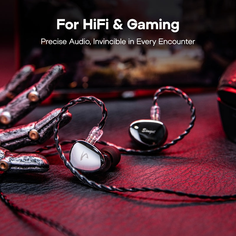 SIMGOT Hybrid In-Ear Monitors with USB-C DAC