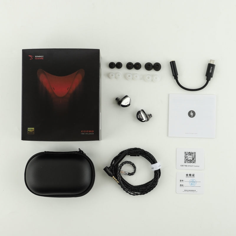 SIMGOT Hybrid In-Ear Monitors with USB-C DAC